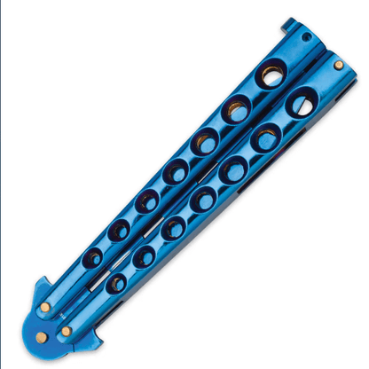 BLACK LEGION BALISONG BUTTERFLY TRAINER KNIFE - BLUE