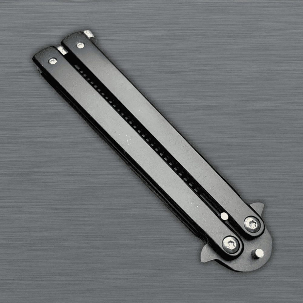Black Butterfly Balisong Comb Beard & Hair Trainer Tool