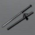 Black Dragon ninja sword Japanese full view