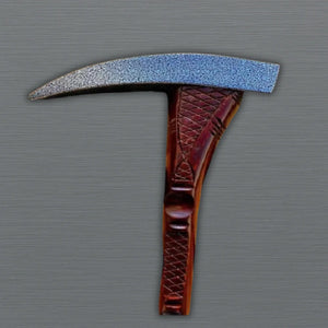 Wakandan King Vibranium-Style Axe Replica front view