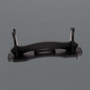 Black sword stand for Japanese samurai katana