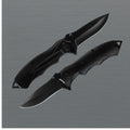 Black Tactical Pocket Knife Spring Assisted with Clip