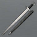 Black Rune Guard Viking Sword front view