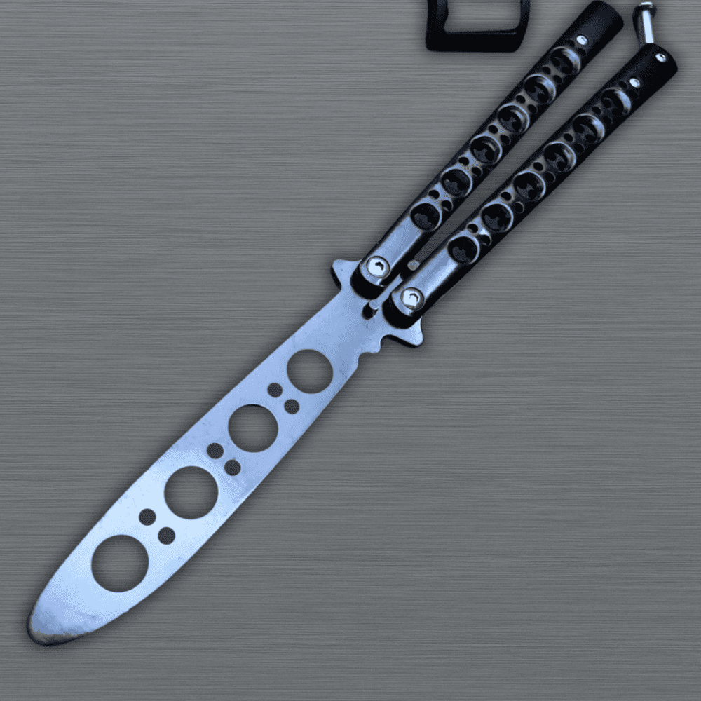 Butterfly Balisong Trainer 9" Knife Metal Dull Blade