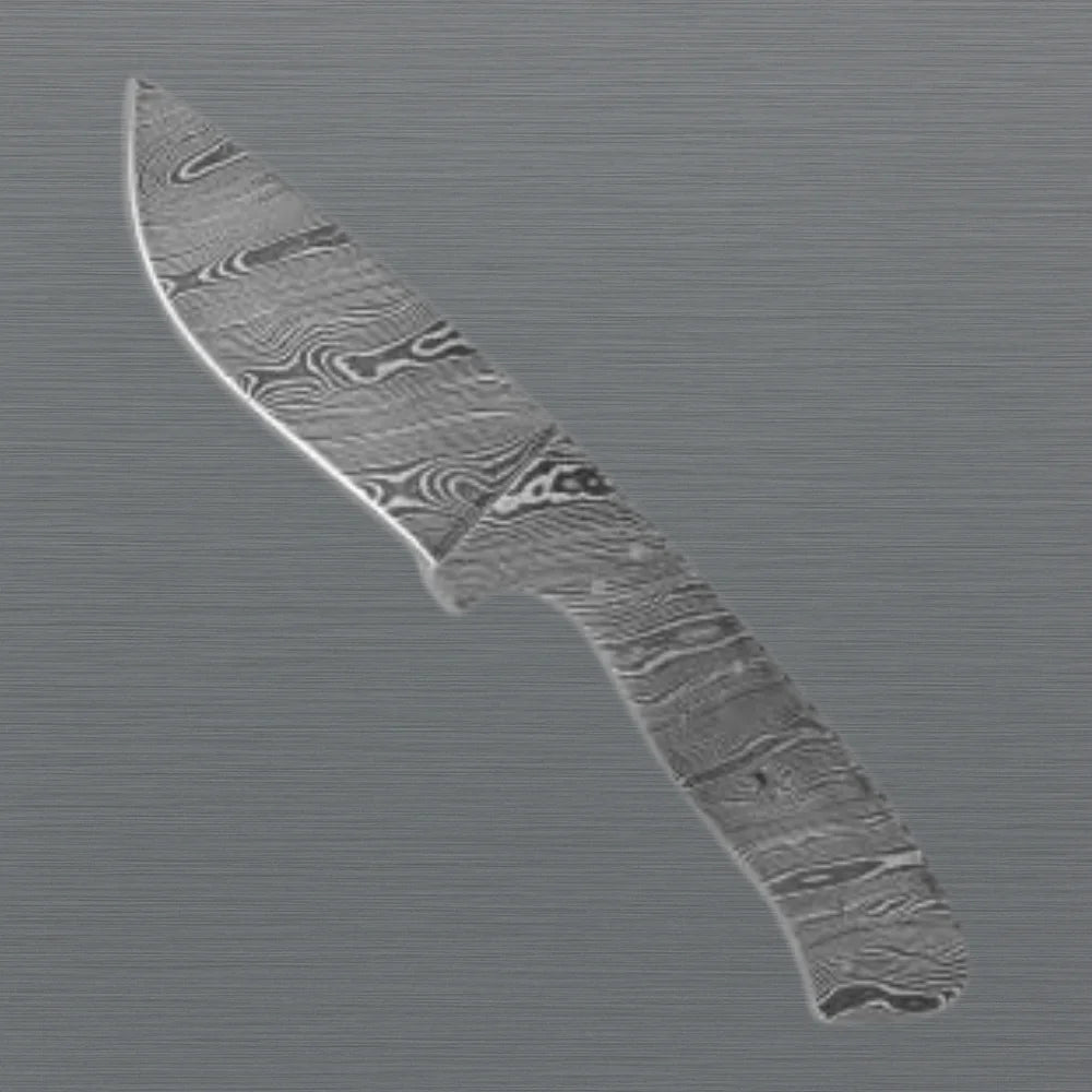 Custom Handmade Damascus Steel Blank Knife