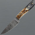 Custom Handmade Damascus Hunting Knife Fixed Blade