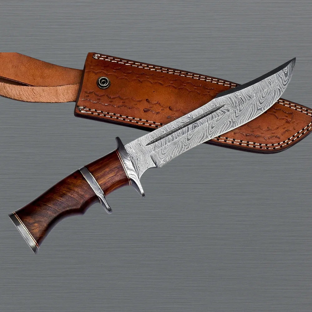 Damascus Hunting Knife Multipurpose