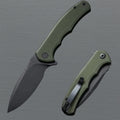 Folding Pocket Knife D2 Steel Blade G10 Handle EDC