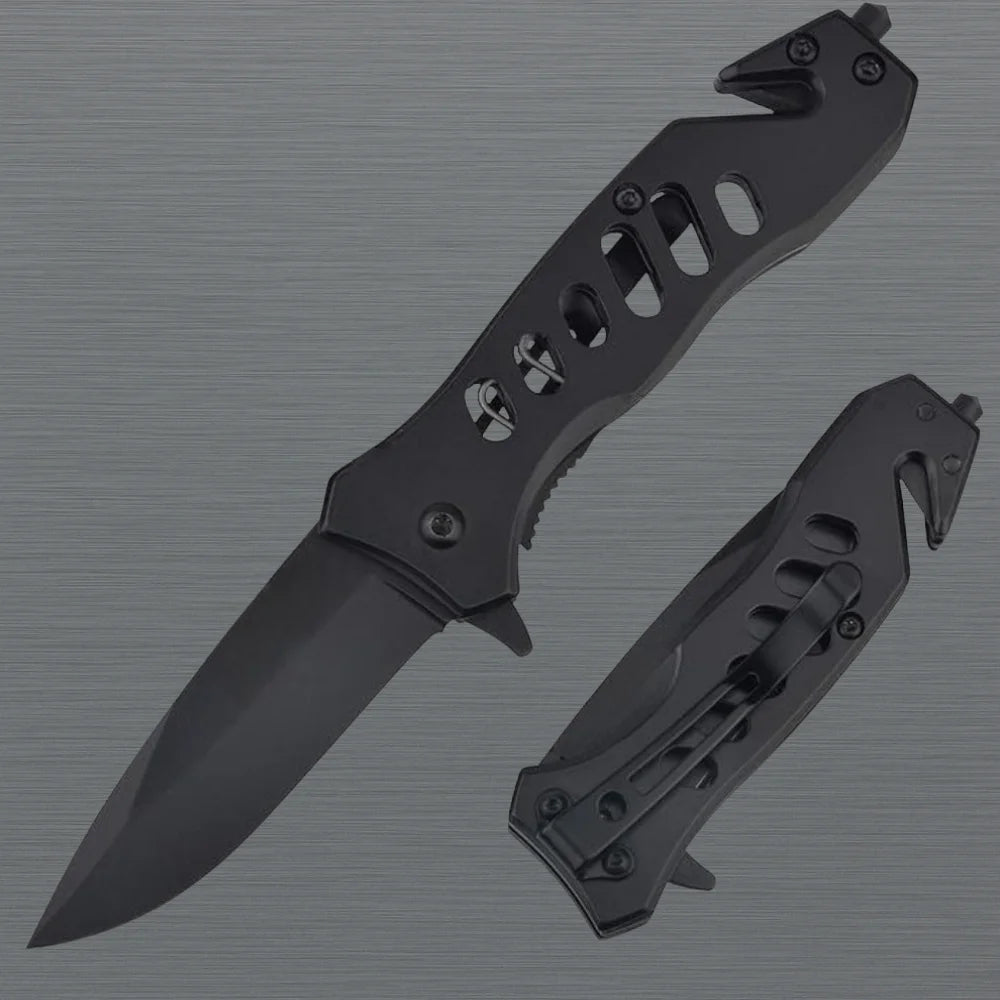 Folding Pocket Knife Glass Breaker & Seatbelt Cutter