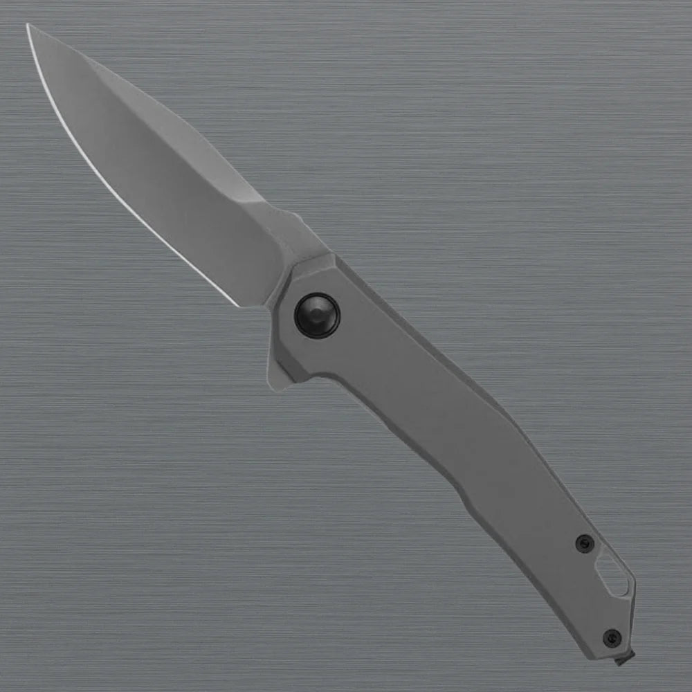 Folding Pocket Knife Stainless Steel Handle