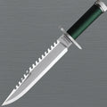 Grey Finished Rambo First Blood Part 1 Movie Knife Replica