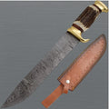 Handmade Damascus Full Tang Hunting Knife