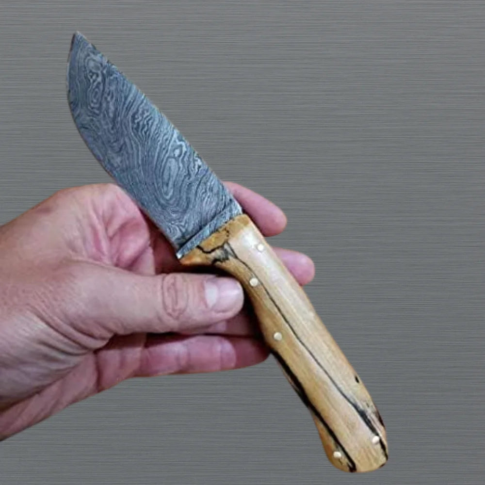 Custom Handmade Damascus Steel Blank Knife