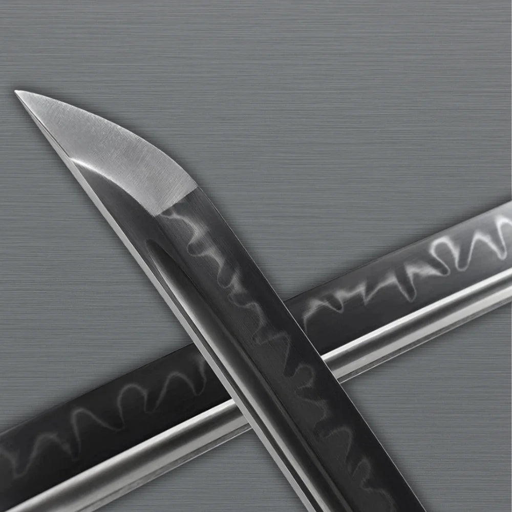 Real hamon katana blade full view