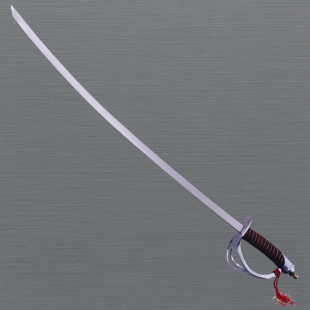 1860 Light Cavalry Silver Finish Saber Sword