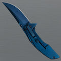 Olive Folding Pocket Knife stainless Steel Blade