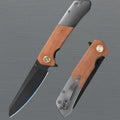 Sandvik Steel Folding Pocket Knife Micarta Handle