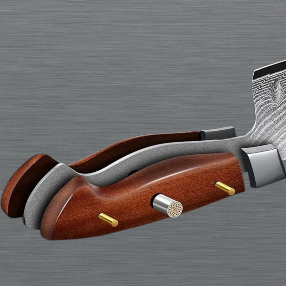 Japanese 67-Layer Damascus Santoku Kitchen Knife