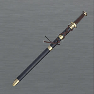 Viking Guardian Sword replica with leather scabbard