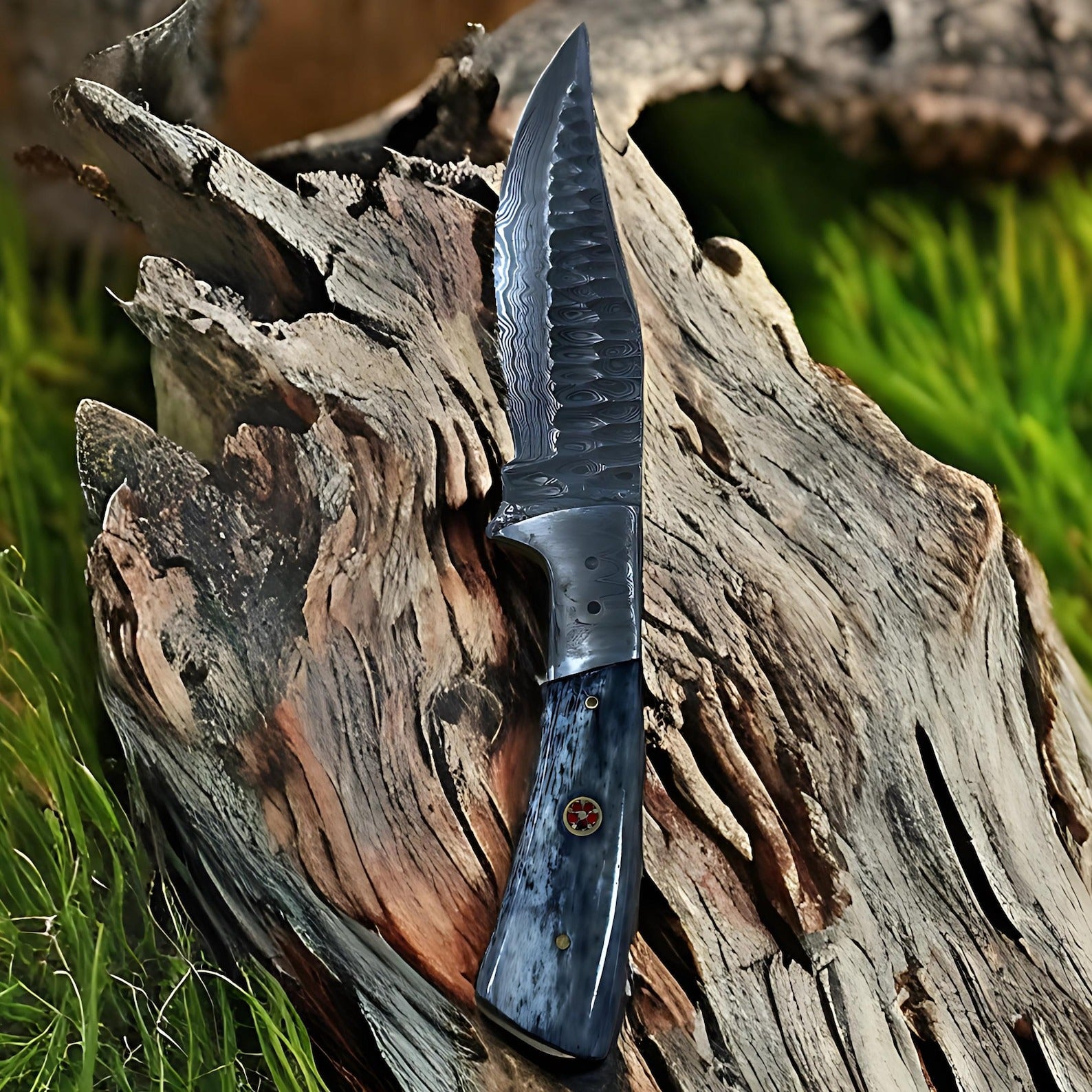 Handmade High Quality Damascus Skinner 10" Knife Full Tang