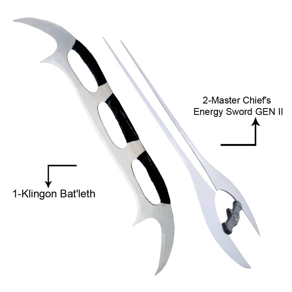 Klingon Bat’leth Sword & Master Chief Energy Sword