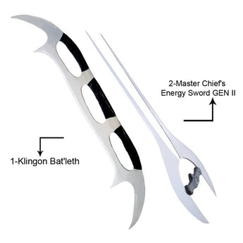 Klingon Bat’leth Sword & Master Chief Energy Sword