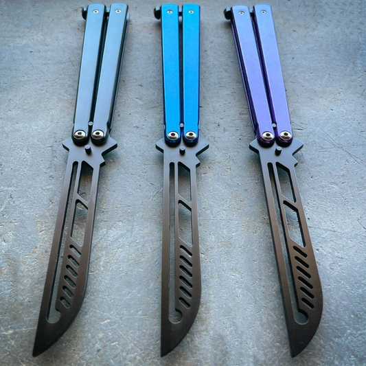 High Quality Balisong Trainer Metal Butterfly 9" Knife