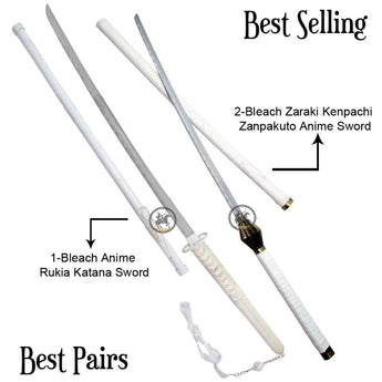 Sode no Shirayuki Sword & Inspired Zaraki Massive Katana Sword